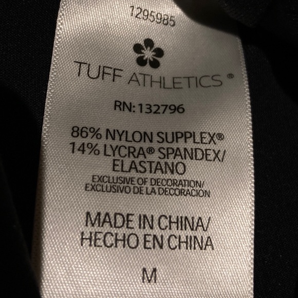 TUFF ATHLETICS LEGGINGS SIZE:M. COLOR:BLACK - Picture 5 of 5